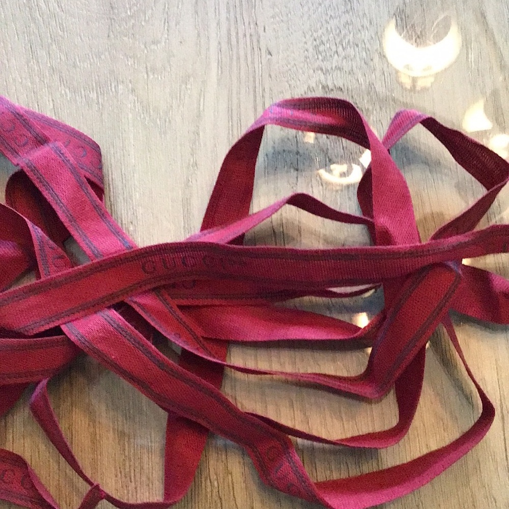 Gucci Burgundy Ribbon